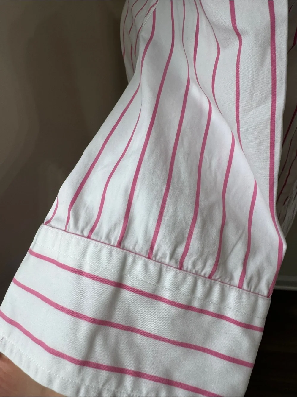 Ralph Lauren White Shirt with Pink Stripes - Picture 6 of 16